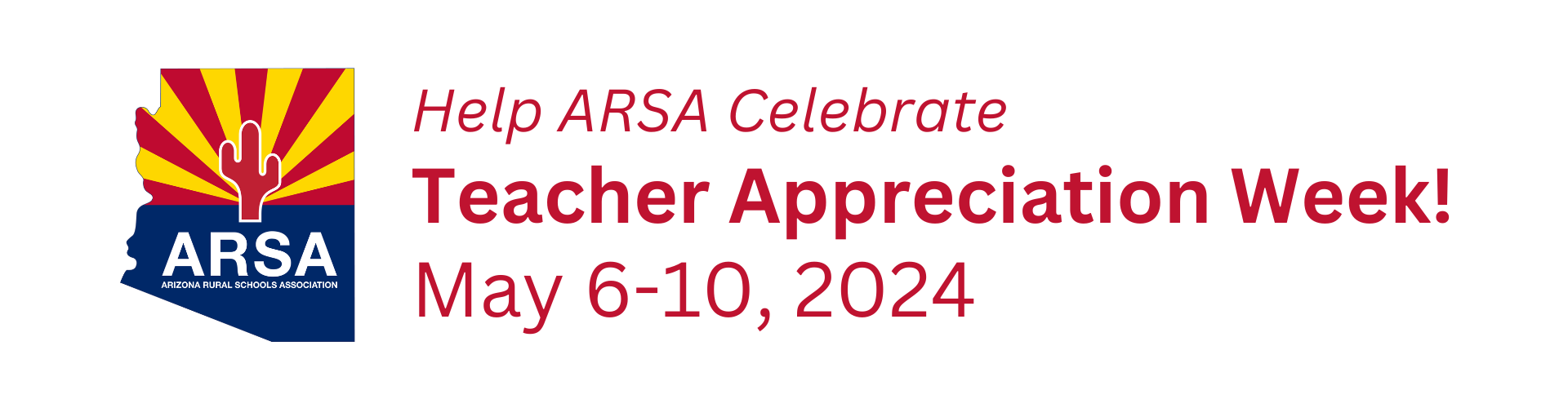 Help ARSA Celebrate Teacher Appreciation Week! Arizona Rural Schools